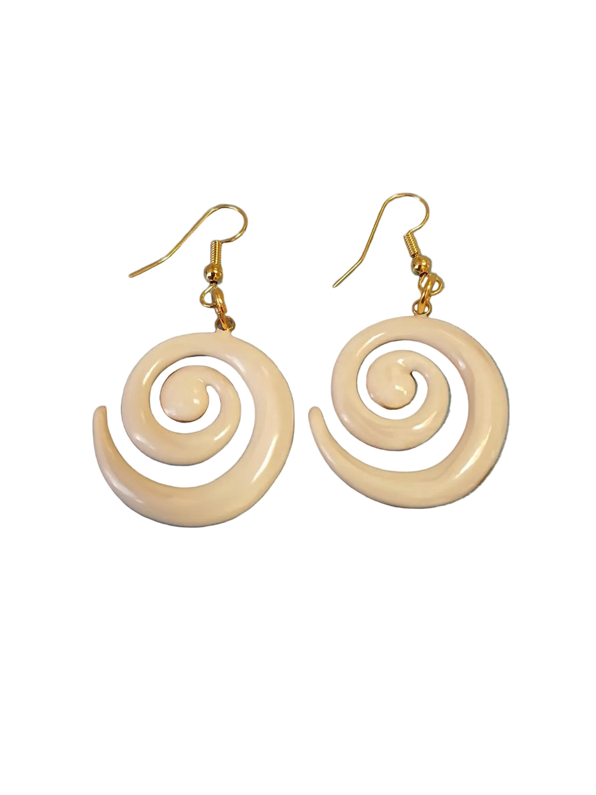 Earrings- beige