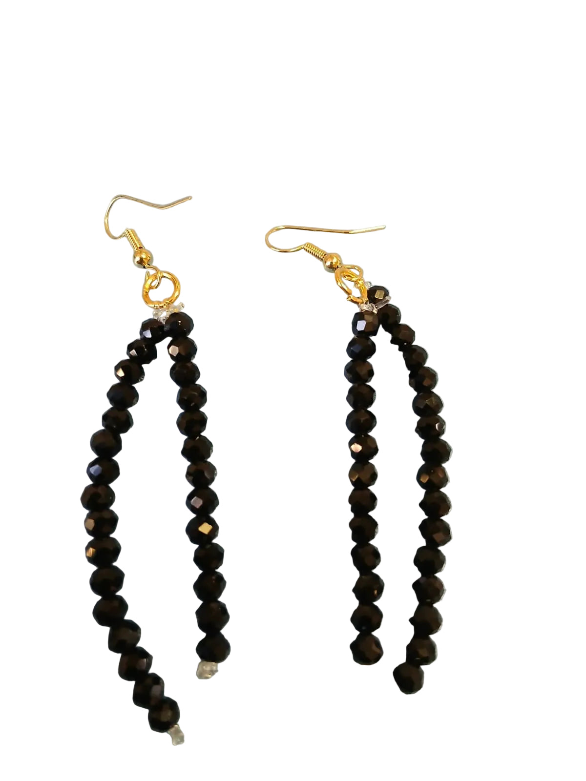 Long Black Earrings
