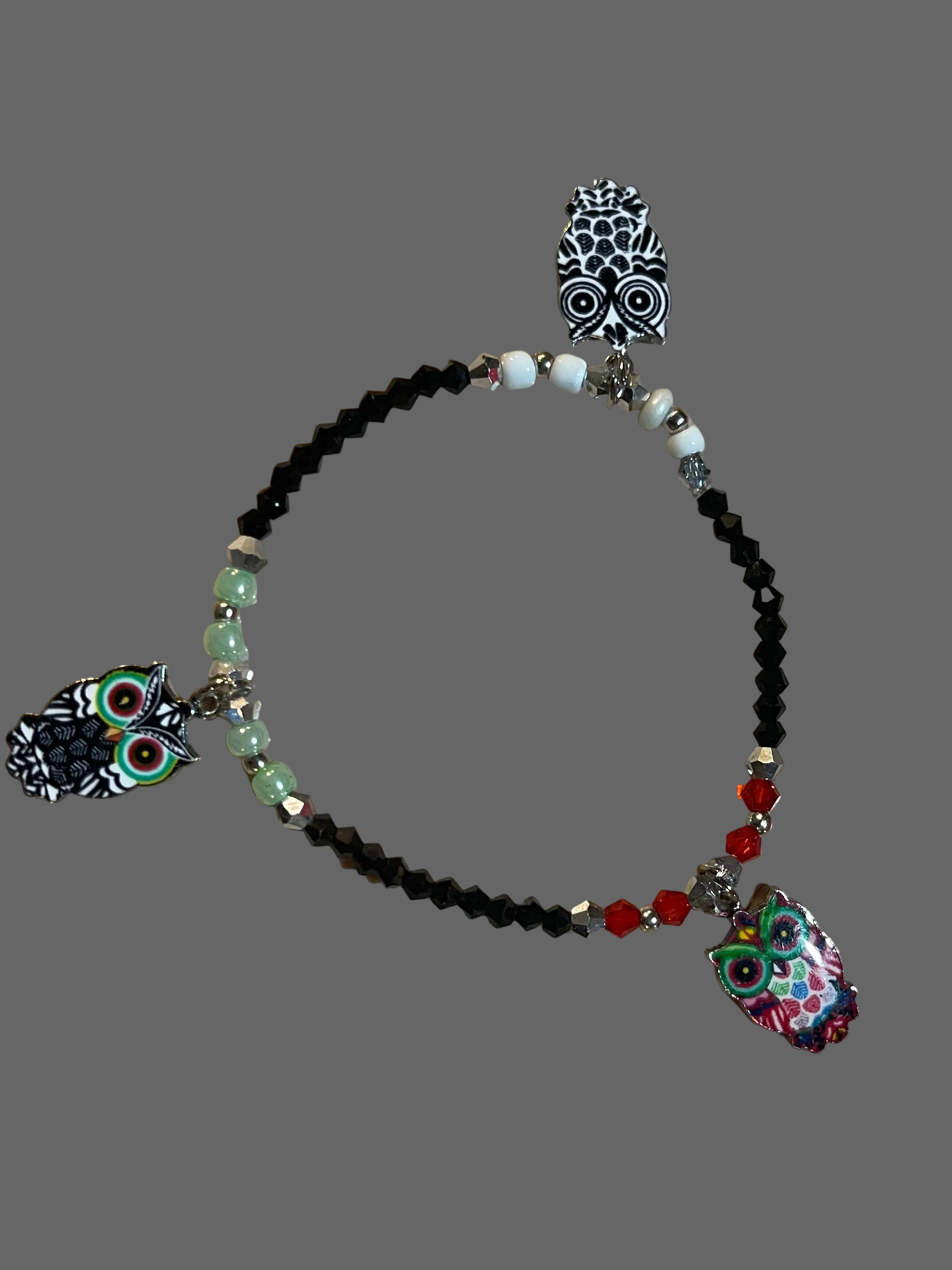 Multicolor Anklet - Owl